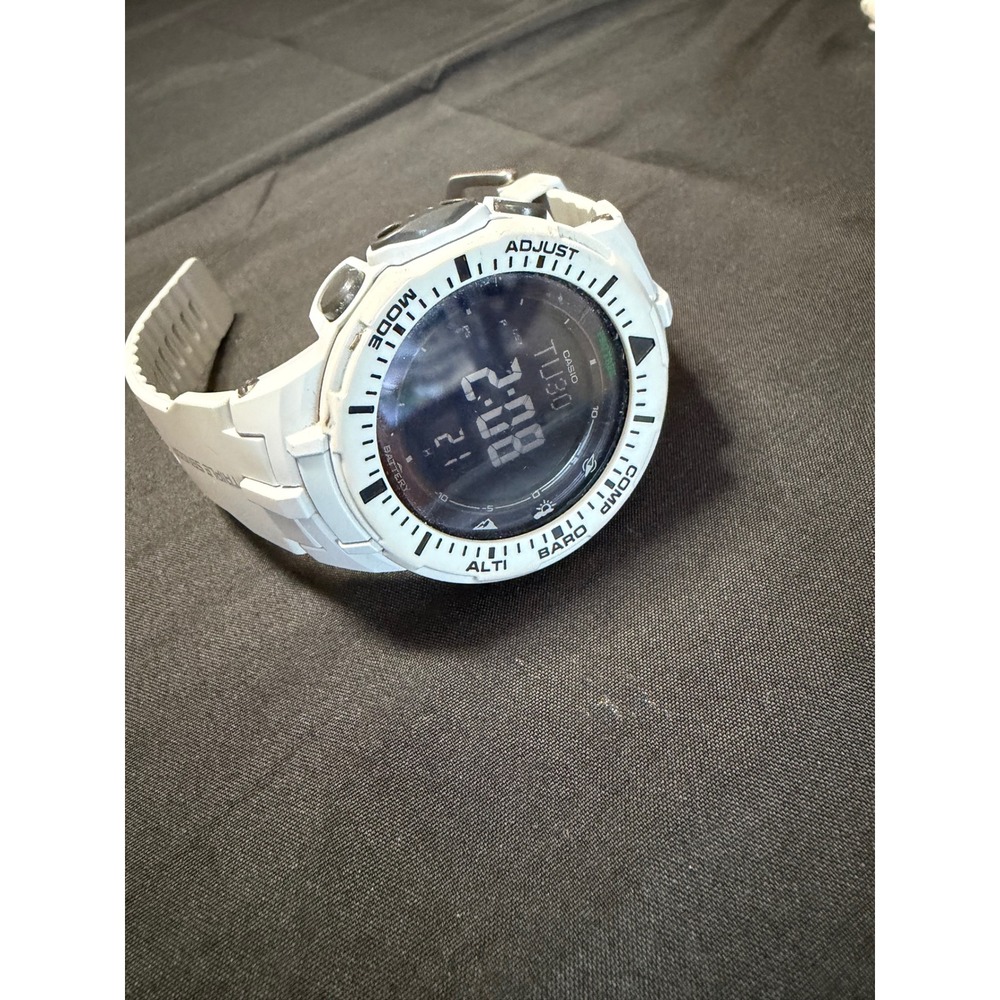 Casio Pro Trek PRG-300-7 Tough Solar Triple Sensor Module 3443 ABC Watch